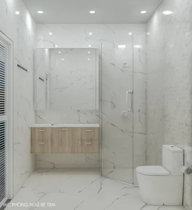  Phòng tắm - Concept biệt thự AX FILM Bình Dương - Phong cách Modern 