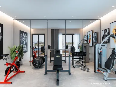  Phòng gym - Concept biệt thự anh Giang, An Giang - Phong cách Modern 