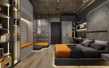  Phòng ngủ - Concept nhà phố anh Hiếu, Tân Phú - Phong cách Modern 