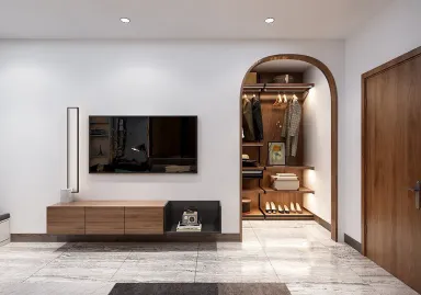 Phòng ngủ - Concept nhà phố chị Lộc, Nhà Bè - Phong cách Modern