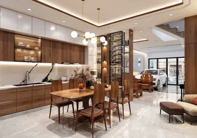  Phòng bếp - Concept nhà phố chị Lộc, Nhà Bè - Phong cách Modern 