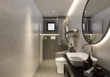  Phòng tắm - Concept nhà phố chị Lộc, Nhà Bè - Phong cách Modern 