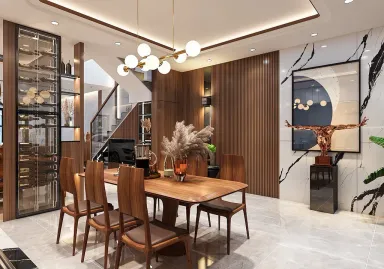  Phòng ăn - Concept nhà phố chị Lộc, Nhà Bè - Phong cách Modern 