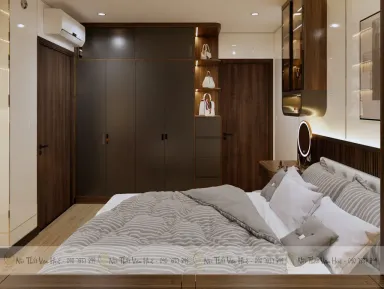  Phòng ngủ - Concept thiết kế chung cư Sky View Bình Dương - Phong cách Modern 
