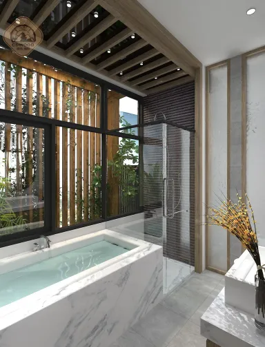  Phòng tắm - Concept thiết kế nhà phố Tân Bình - Phong cách Modern 