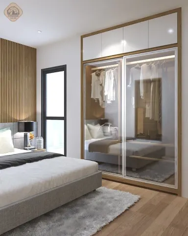 Phòng ngủ - Concept thiết kế căn hộ Greentown Bình Tân - Phong cách Modern