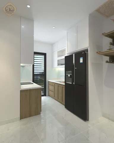  Phòng bếp - Concept thiết kế căn hộ Greentown Bình Tân - Phong cách Modern 