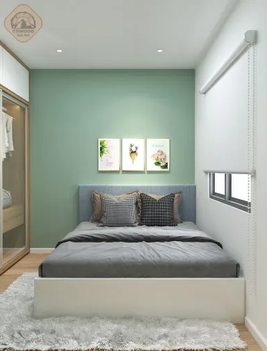  Phòng ngủ - Concept thiết kế căn hộ Greentown Bình Tân - Phong cách Modern 