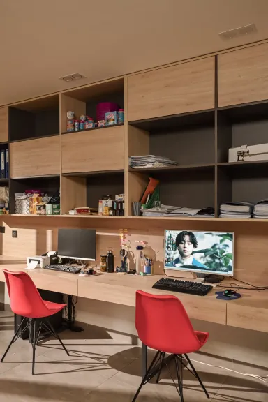 Phòng làm việc - Concept thiết kế nhà phố Bình Tân - Phong cách Modern