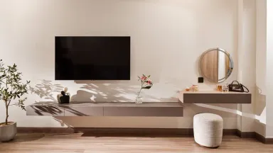 Phòng ngủ Phòng làm việc - Concept thiết kế nhà phố Bình Tân - Phong cách Modern