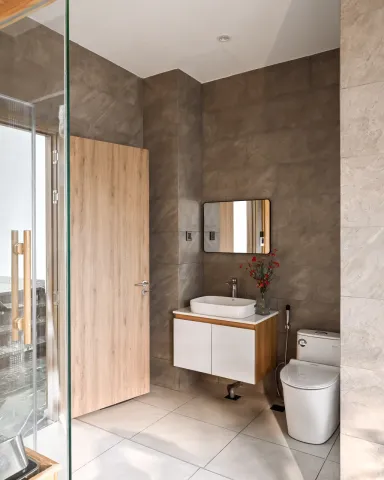  Phòng ngủ, Phòng tắm, Phòng làm việc - Concept thiết kế nhà phố Bình Tân - Phong cách Modern 