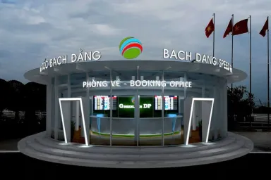 Phòng vé tàu cao tốc Bạch Đằng Quận 1 - Phong cách Modern