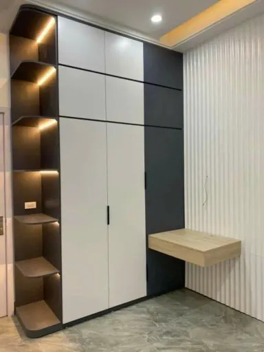 Phòng ngủ - Nội thất phòng ngủ và bếp nhà phố Bình Dương - Phong cách Modern