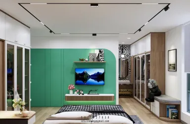 Phòng ngủ - Cải tạo kiến trúc và nội thất nhà ở kết hợp thuê văn phòng Bình Thạnh - Phong cách Modern