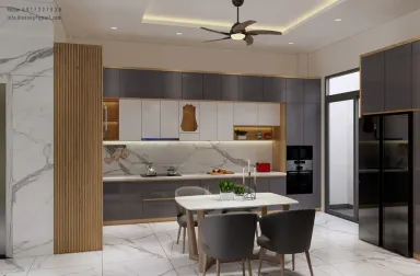 Phòng bếp - Nhà phố Tân Phú - Phong cách Modern