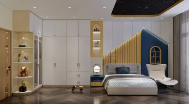 Phòng ngủ - Nhà phố Bình Thạnh - Phong cách Modern x Neo Classic