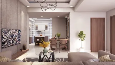 Phòng khách - Concept Căn hộ Masteri Thảo Điền - Phong cách Modern