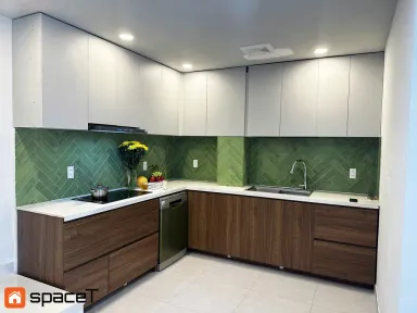 Phòng bếp - Nhà phố Hồ Văn Huê, Q. Phú Nhuận - Phong cách Minimalist