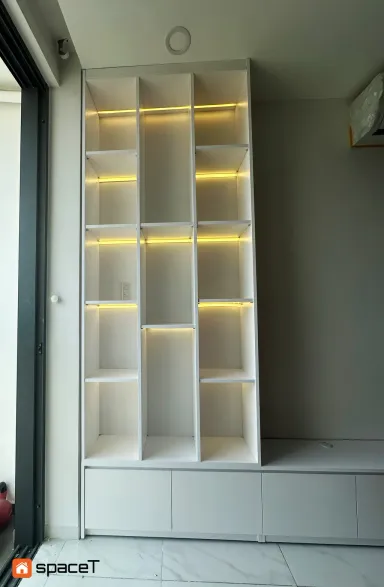 Phòng khách - Căn hộ Precia Quận 2 - Phong cách Minimalist