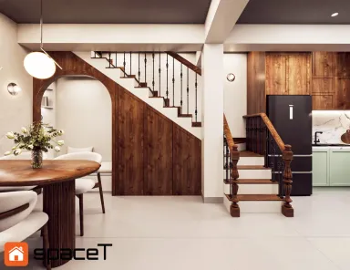 Cầu thang - Concept nội thất Nhà phố Hồ Văn Huê - Phong cách Minimalist