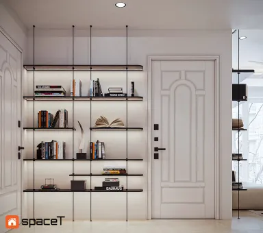 Hành lang - Concept nội thất Căn hộ Sunrise City View - Phong cách Minimalist