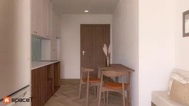 Phòng ăn - Concept nội thất Căn hộ River Panorama Quận 7 - Phong cách Modern