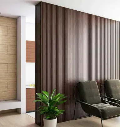 Lam nhựa giả gỗ: Báo giá & 19+ mẫu ốp tường phòng khách đẹp