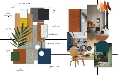 Moodboard là gì? Hướng dẫn tạo moodboad nội thất và mẫu moodboard đẹp