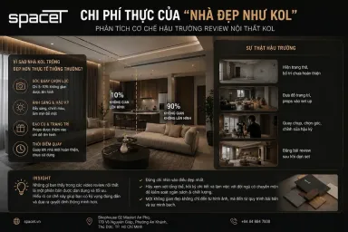 Case study thực: Chi phí thực của "nhà đẹp như KOL"