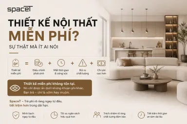 Thiết kế nội thất miễn phí có thực sự miễn phí? Phân tích từ góc nhìn kỹ thuật và kinh tế