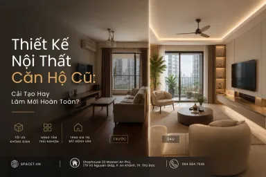Thiết Kế Nội Thất Căn Hộ Cũ: Cải Tạo Hay Làm Mới Hoàn Toàn?