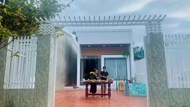 Mặt tiền - Tổ ấm “ngoài nông dân - trong thành thị” của vợ chồng mình