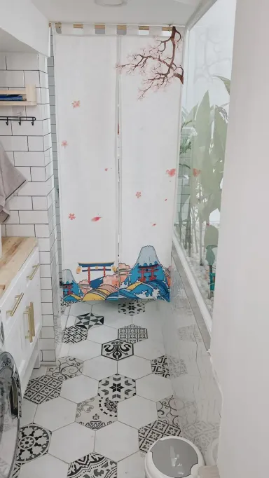 Phòng tắm Phòng giặt - Tự tay cải tạo nhà phố cũ nát với phong cách Bắc Âu kết hợp Bohemian 