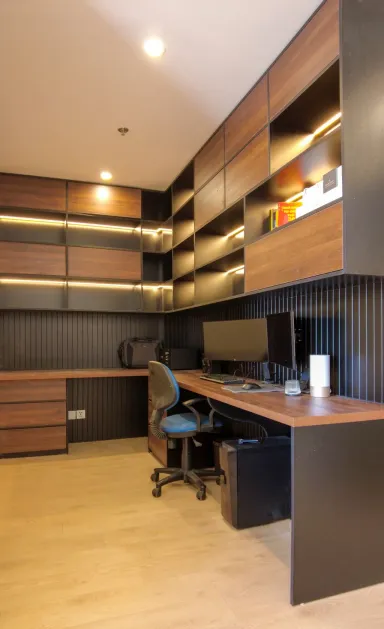Phòng làm việc - Mời bạn ghé thăm “chiếc tổ” nhỏ - căn hộ studio của mình