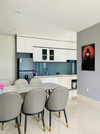 Phòng bếp - Căn hộ nhỏ xinh phong cách hiện đại tại thành phố biển Quy Nhơn