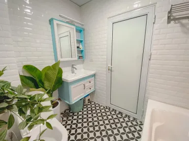 Phòng tắm - Ngôi nhà của một tín đồ mê du lịch