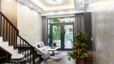 Nhà phố diện tích nhỏ được mở rộng không gian với phong cách Modern 