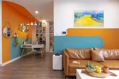 Căn hộ phong cách Color Block trẻ trung của chàng 8x dân tộc Sán Chay