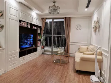 Phòng khách - Cải tạo căn hộ sang trọng cao cấp trang trí nội thất chỉ 300 triệu