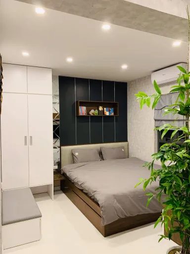 Phòng ngủ - Tân trang căn hộ tập thể “siêu mini” chỉ 25m2 ở phố cổ Hà Nội