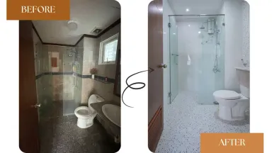 Phòng tắm - “Thổi hồn” cho căn hộ 95m2 thuê du lịch tại Quy Nhơn