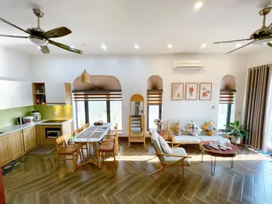 Phòng khách - "TWINS HOUSE" tại Hưng Yên mình xây tặng bố mẹ
