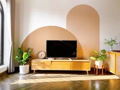 Phòng khách - "TWINS HOUSE" tại Hưng Yên mình xây tặng bố mẹ