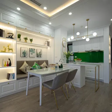 Phòng bếp Phòng tắm - Lãng mạn và tinh tế từ sự kết hợp phong cách nội thất “3 trong 1”