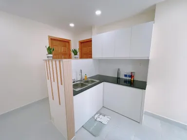 Phòng bếp - Căn hộ với những điểm nhấn sắc màu vui mắt