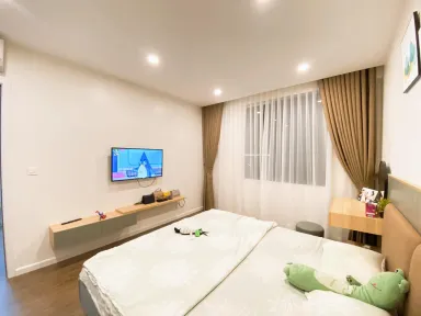 Phòng ngủ - Chưa đến 300 triệu hoàn thiện nội thất cho căn hộ 3 PN 88m2