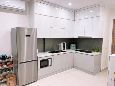 Phòng bếp - Căn nhà kỷ niệm tuổi 26 tự thiết kế nội thất theo ý thích riêng