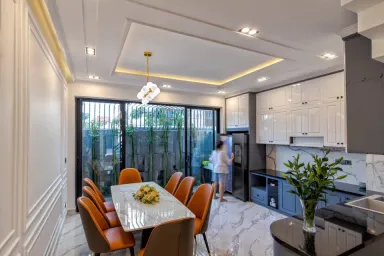 Phòng bếp Phòng ăn - Ngưỡng mộ tổ ấm 97m2 đẹp lộng lẫy thành quả năm 27 tuổi của gia chủ