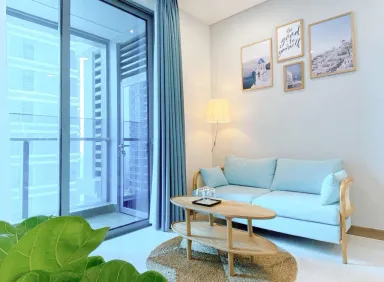 Trang trí căn hộ 51m2 như homestay cạnh biển chỉ 65 triệu đồng
