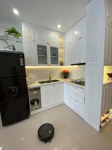  Phòng bếp - Tự đóng nội thất bằng gỗ pallet: tiết kiệm tối ưu mà nhà vẫn xinh  